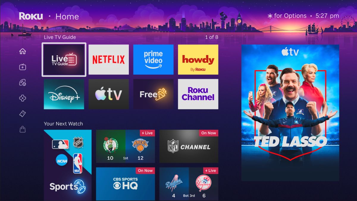 Roku UI 2026 Quick Access