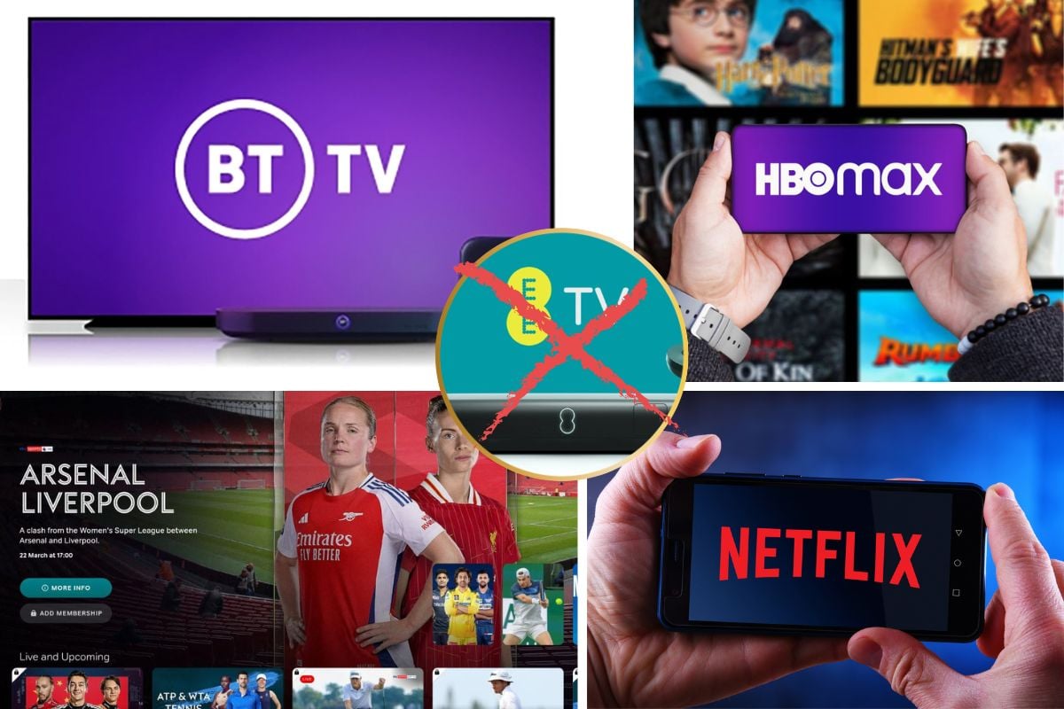 BT TV X on EE TV